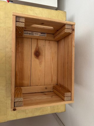 3 Cajas de madera Ikea Knagglig