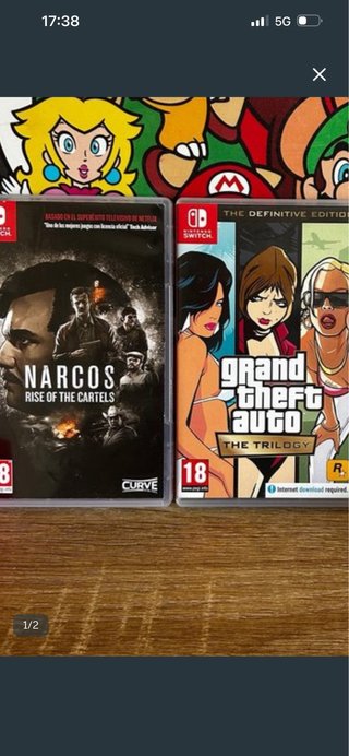 Nintendo Switch Juegos: Narcos, GTA,