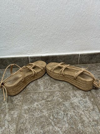 Sandalias esparto Pull&Bear Talla 38