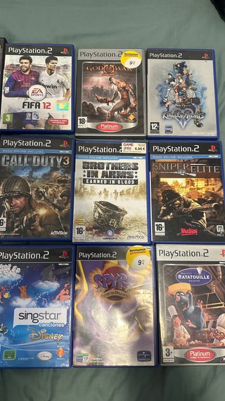 Lote 19 Juegos PS2: GTA, Soprano, Spyro, MIB...