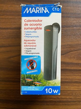 Calentador Acuario Marina C10 (10W) - Como Nuevo