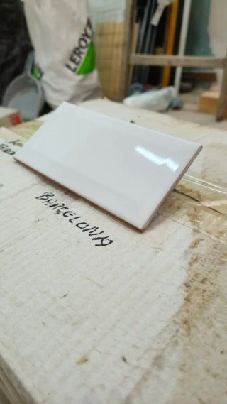 Azulejos Metro Verde Vic y Blanco 15x7,5
