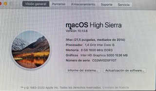 iMac 14,4 Plata