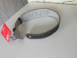 Cinturón de cuero para halterofilia