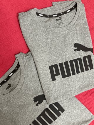 Camiseta Puma gris/blanco/amarillo