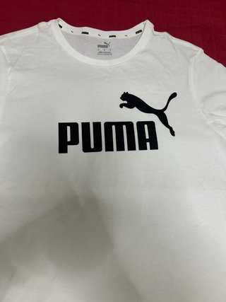 Camiseta Puma gris/blanco/amarillo
