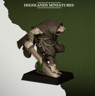 20 Asesinos Hombres Rata - Highlands Miniatures