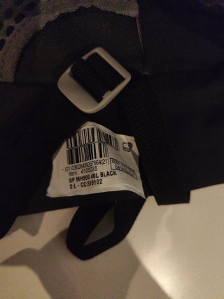 Mochila senderismo Quechua 40L negra/gris
