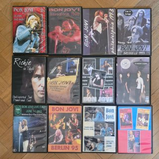 Colección privada +200 DVDs inéditos de Bon Jovi
