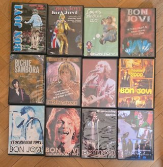 Colección privada +200 DVDs inéditos de Bon Jovi