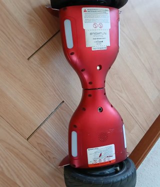 Hoverboard Rojo con Cargador y Bolsa