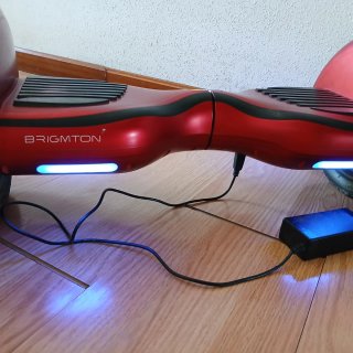 Hoverboard Rojo con Cargador y Bolsa
