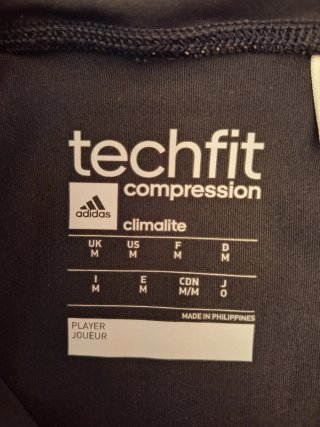Camiseta técnica Adidas Techfit manga corta.