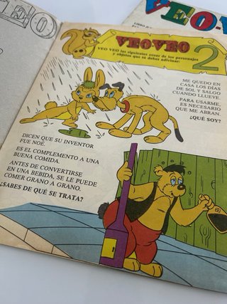 2 Libros Juego Vintage Veo-Veo Infantil