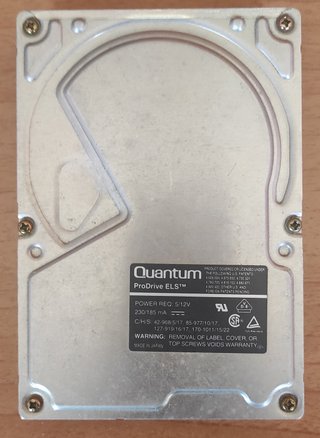 Disco Duro Quantum ProDrive ELS 121MB