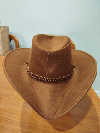 Sombrero vaquero marrón