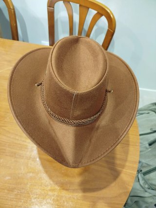 Sombrero vaquero marrón
