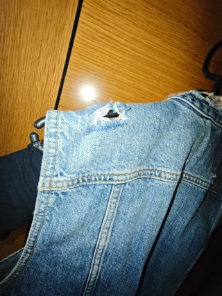 Chaleco vaquero Zara desgastado