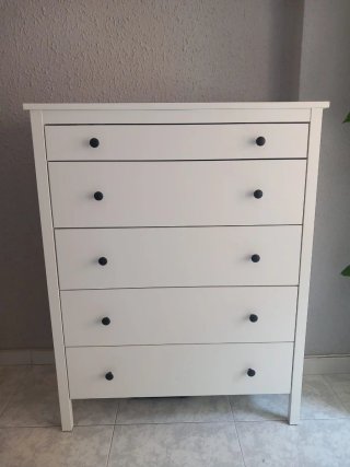 Cajonera Ikea blanca 5 cajones