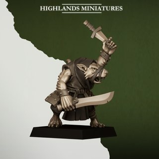 40 Matones Hombres Rata - Highlands Miniatures