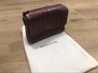 Bolso Bimba y Lola Púrpura Metálico