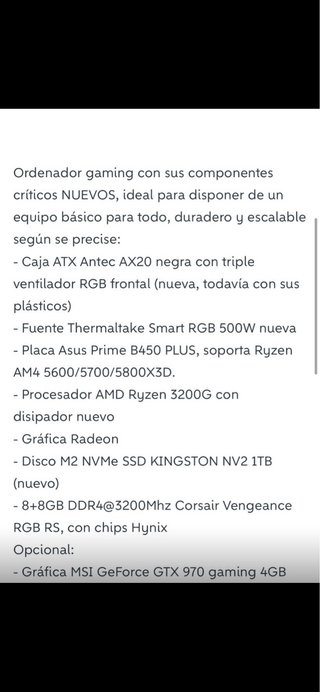 Ordenador Gaming MSI