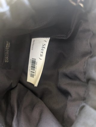 Bolso Sfera negro y plateado con abalorios