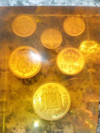 Colección monedas 1975 Juan Carlos I