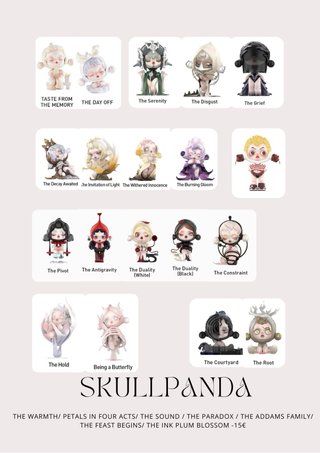 Lote Figuras Skullpanda