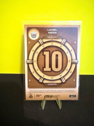 Cromo Lionel Messi Gold Vault Limited Edition