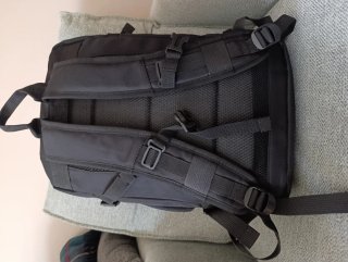 Mochila Negra Viaje/Diario Extensible