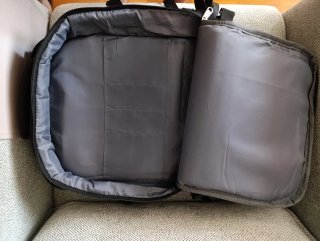 Mochila Negra Viaje/Diario Extensible