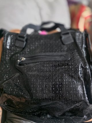 Bolso Tous Negro y Rosa