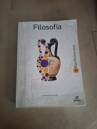 Libro Filosofía, 1° Bachillerato