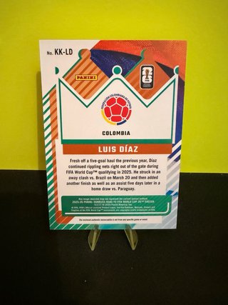 Cromos de fútbol Luis Díaz Colombia patch kit king