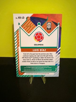 Cromos de fútbol Luis Díaz Colombia patch kit king