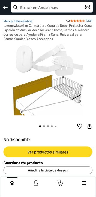 Cuna IKEA SUNDVIK Blanca + Colchón