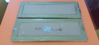 Conjunto de 2 Espejos Antiguos Dorados