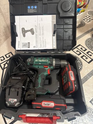 Set Taladro Atornillador Parkside 20V