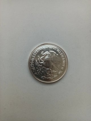 Moneda Plata 50 Pesos México 1985