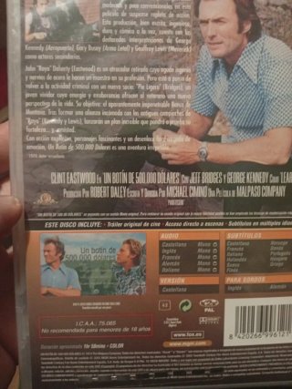 DVD Un Botín de 500.000 Dólares