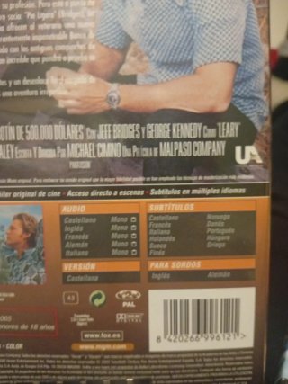 DVD Un Botín de 500.000 Dólares