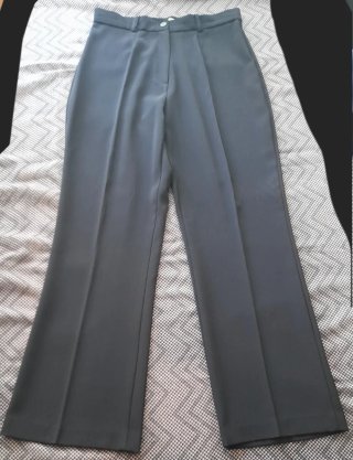 Traje de chaqueta negro mujer