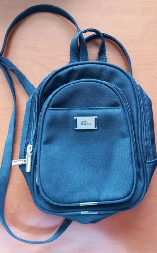 Mochila Puccini Negra Pequeña