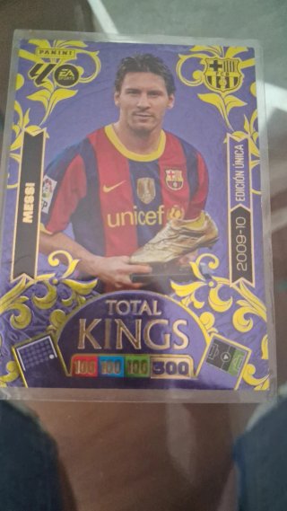 Cromo Messi Panini Total Kings 2009-10