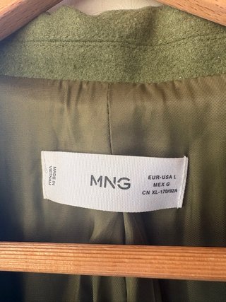Chaqueta verde Mango Talla L