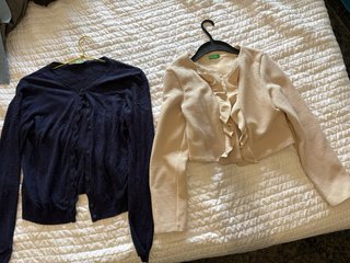 Chaqueta y rebeca niña Benetton