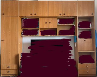 Estantería modular madera completa
