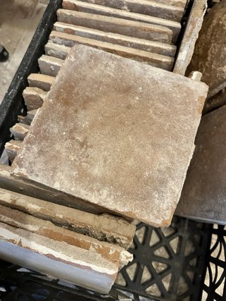 Baldosas de barro rústicas