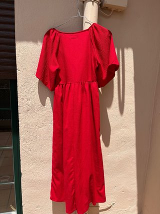 Vestido rojo Lefties manga corta